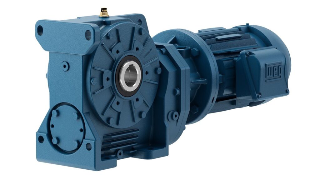 Motoredutores da linha GO da WEG.