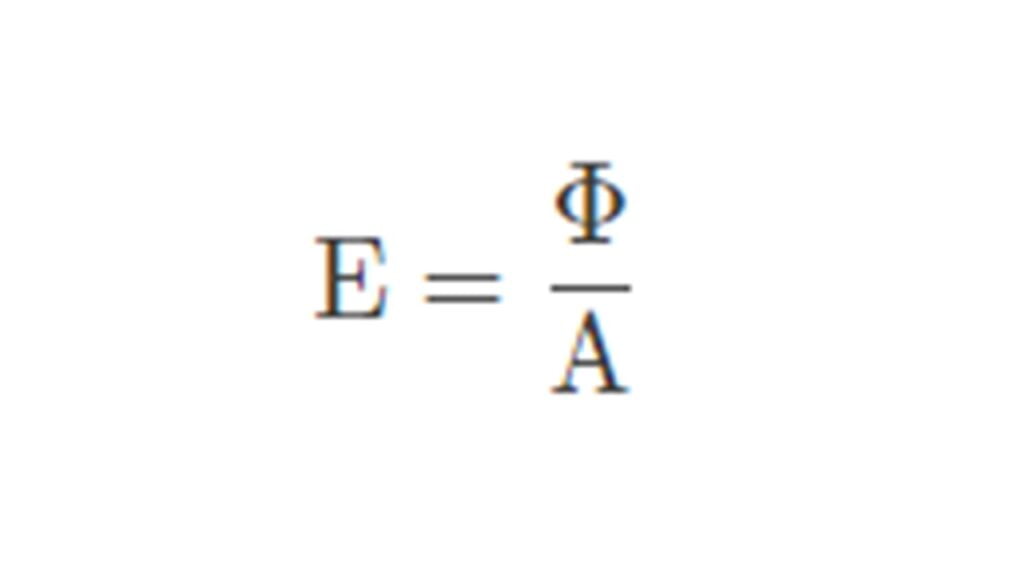 Fórmula usa para calcular a iluminância na luminotécnica