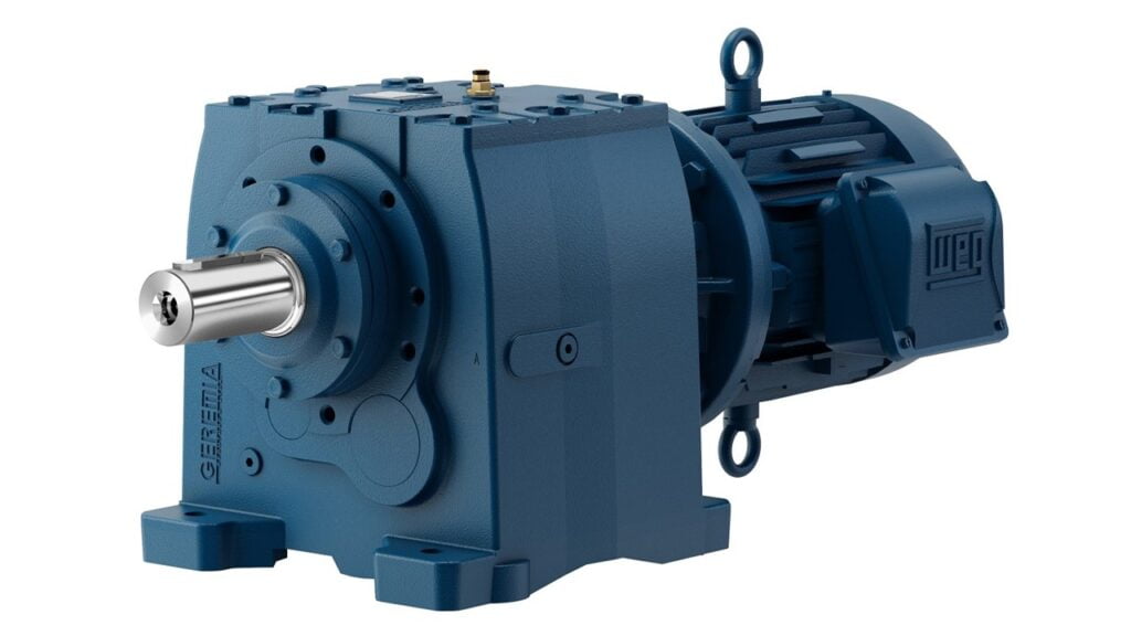 Motoredutores da linha GC da WEG.