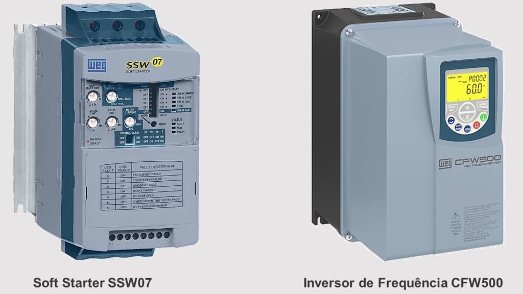 Diferença entre Soft Starter e Inversor de Frequência na prática