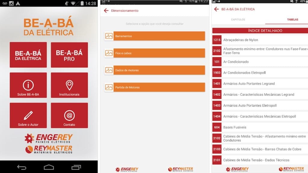 Aplicativo BE-A-BÁ da Elétrica é um dos tipos de aplicativos para eletricistas