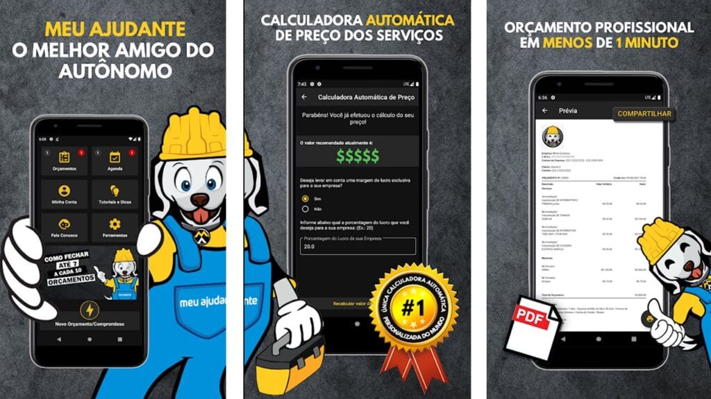 Aplicativo Meu Ajudante é um dos tipos de aplicativos para eletricistas