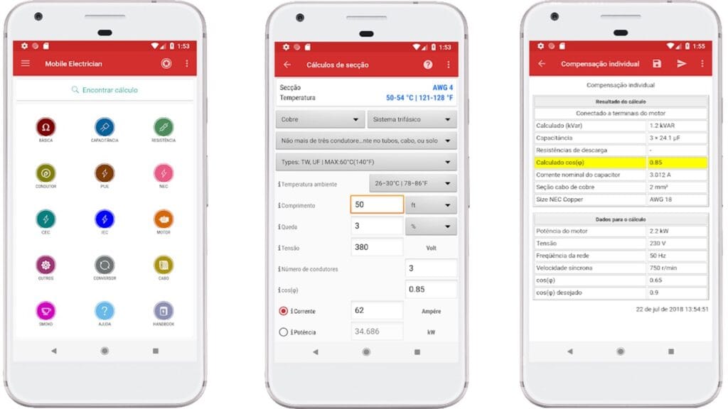 Aplicativo Mobile Electrician é um dos tipos de aplicativos para eletricistas