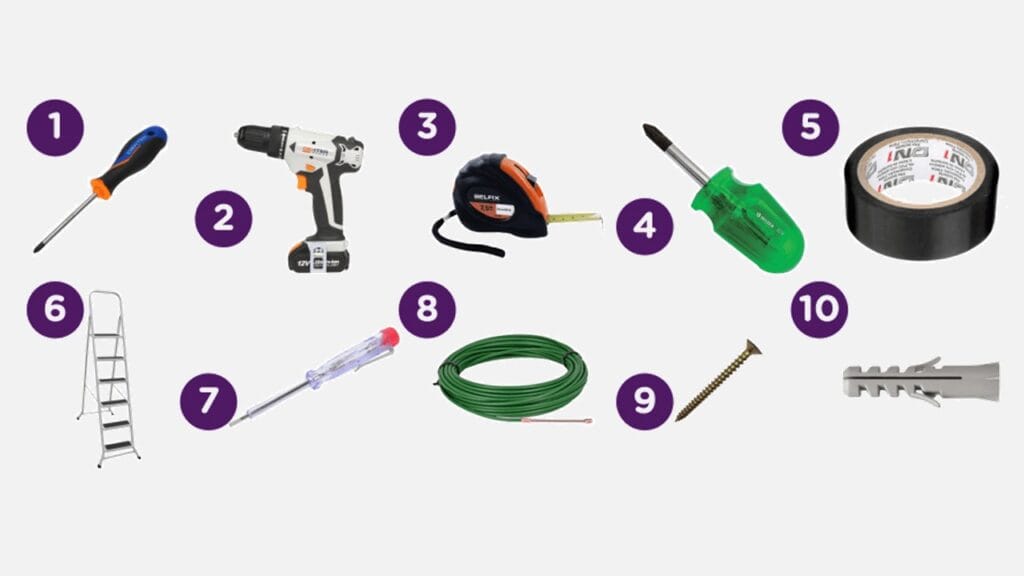 10 ferramentas que ajudam como instalar ventilador de teto