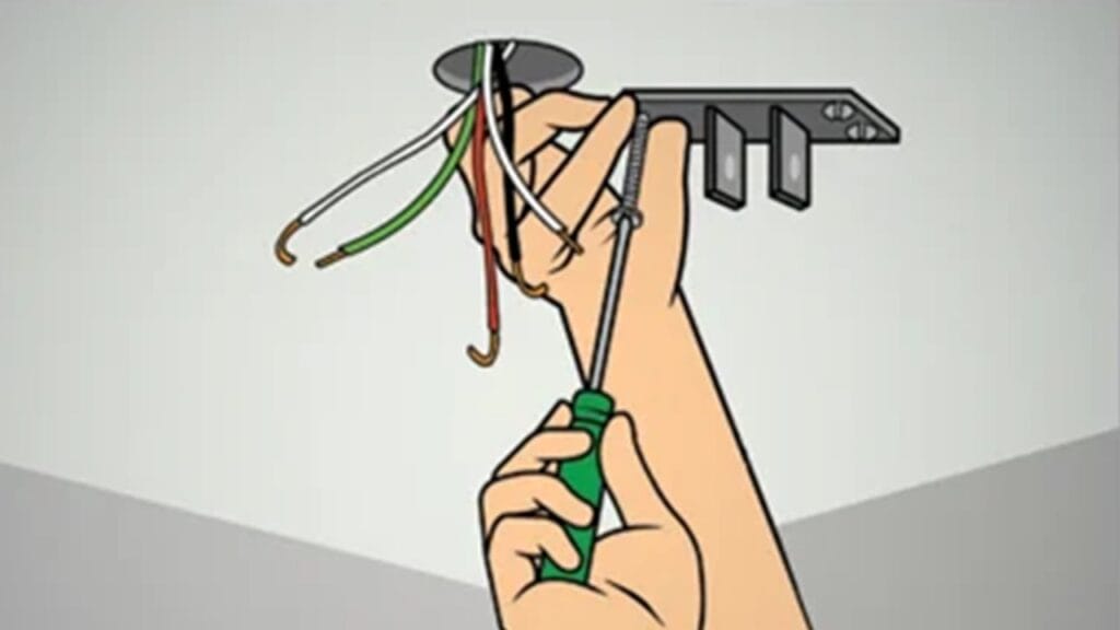 Como instalar ventilador de teto fixando o suporte no teto