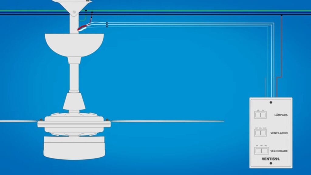 Como instalar ventilador de teto na instalação elétrica