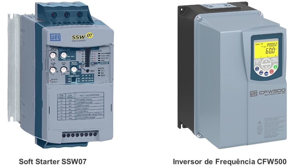 Diferença entre o Inversor de Frequência e o Soft Starter