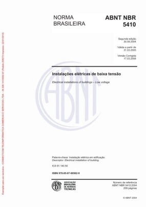 Como baixar NBR 5410 em pdf