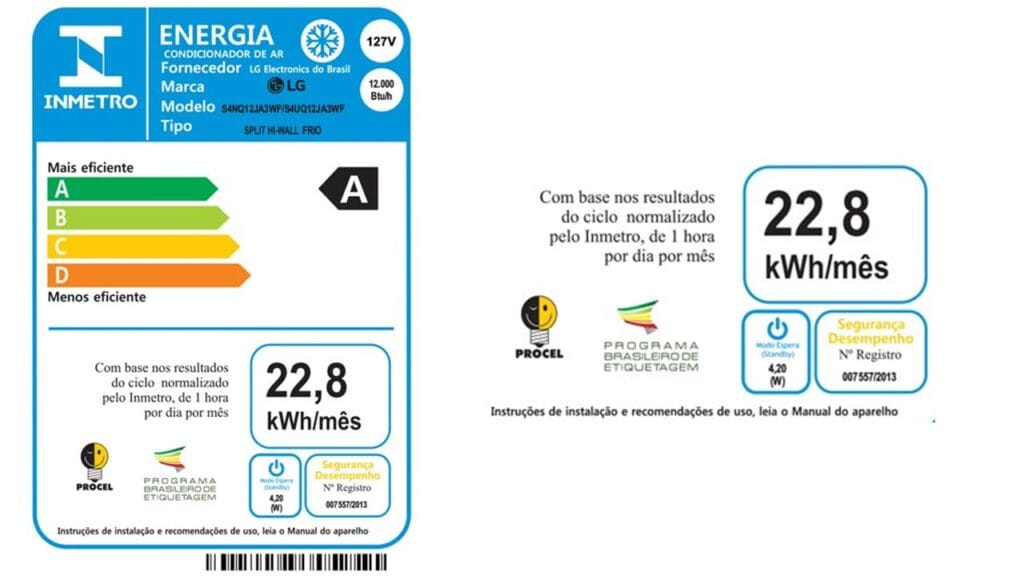 Como calcular consumo de ar condicionado através do selo Procel