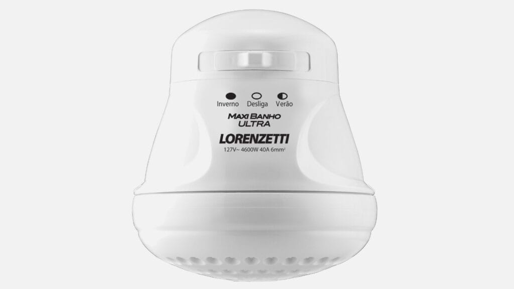 Quanto um chuveiro gasta de energia elétrica por mês da Lorenzetti