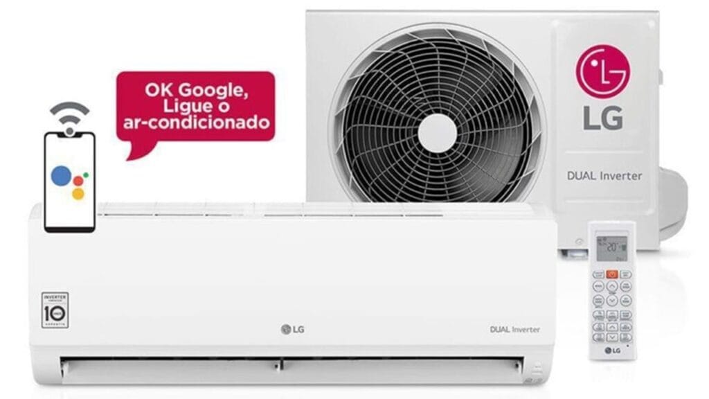 Tipo de ar condicionado com placa solar