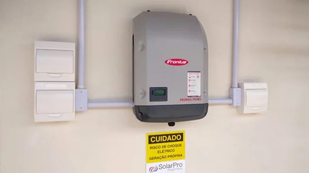 Inversor solar do kit energia solar fotovoltaica