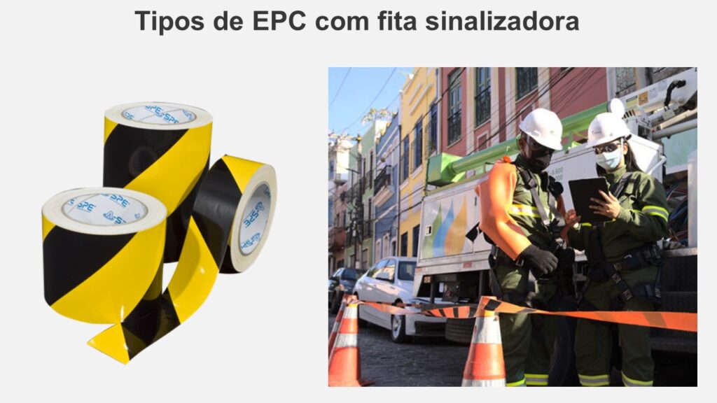 Fita sinalizadora é um tipo de EPC para eletricista