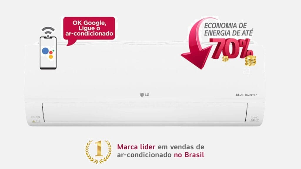 Quantos amperes tem um ar condicionado de 12000 BTUs da LG