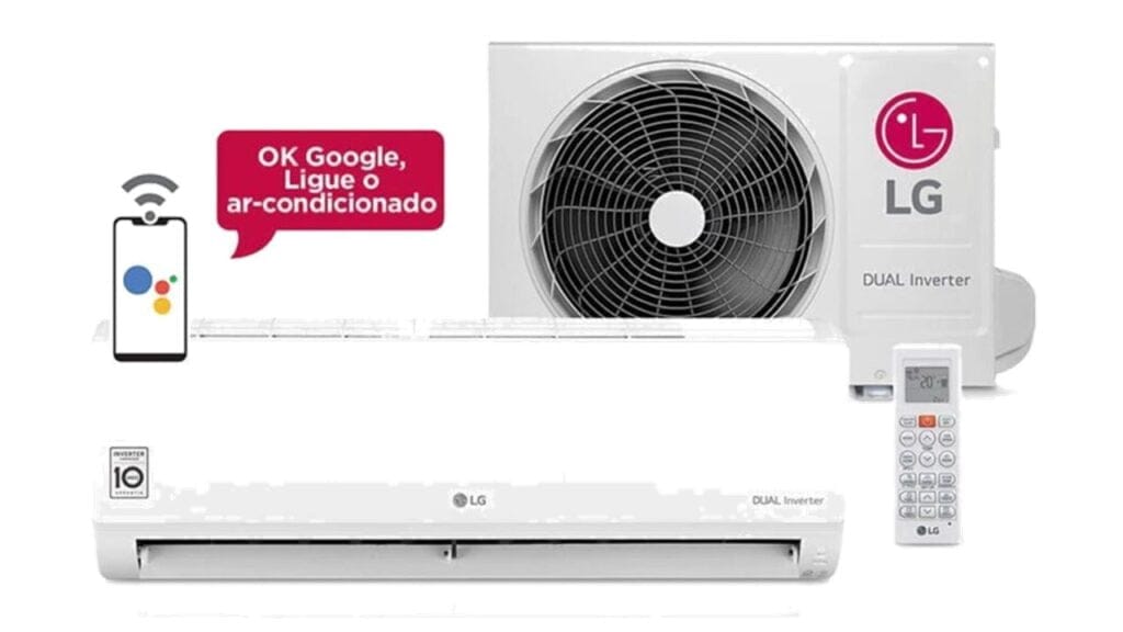 Qual disjuntor usar para ar condicionado 18000 BTUs 220V da LG